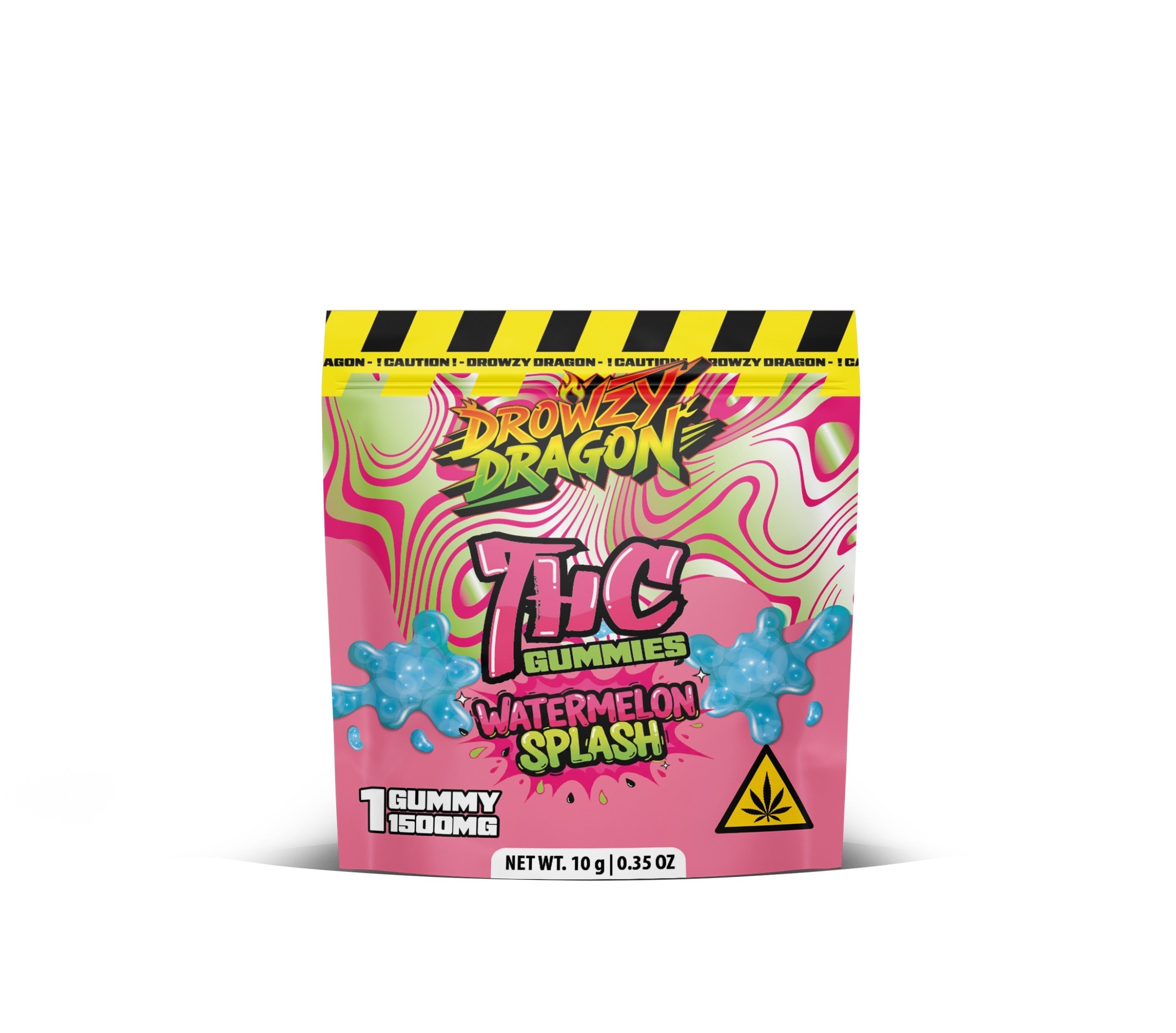 Drowzy Dragon THC Infused Gummies I 1500 MG PER PACK I Watermelon Skittles